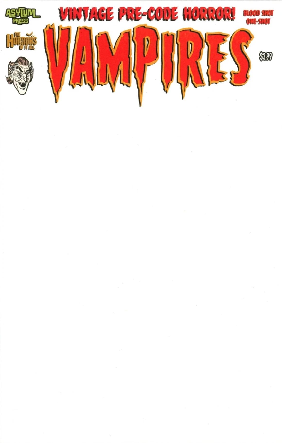 Vampires: Blood Shot #1 Blank