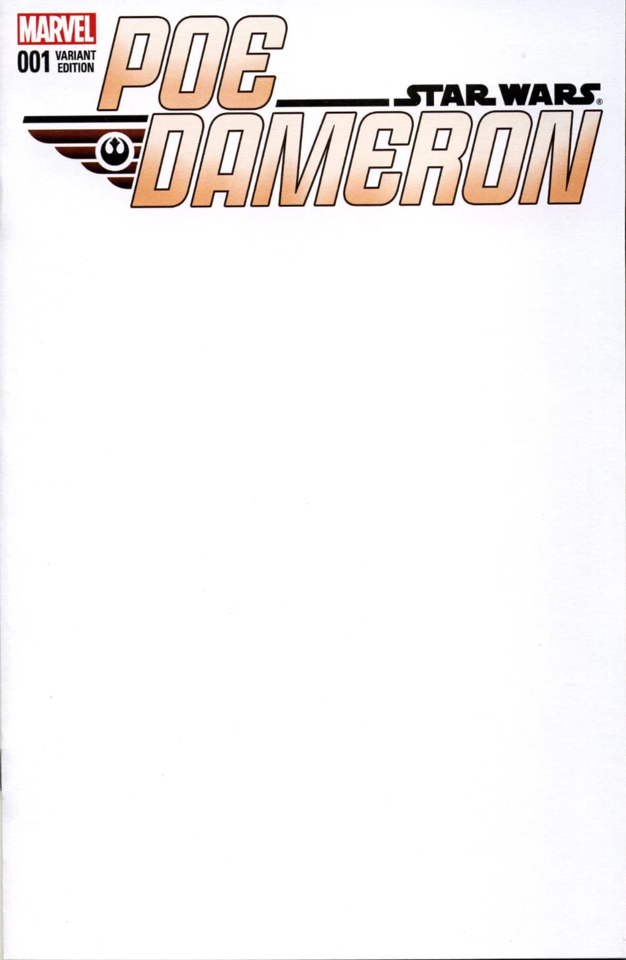 Star Wars: Poe Dameron #1 Blank
