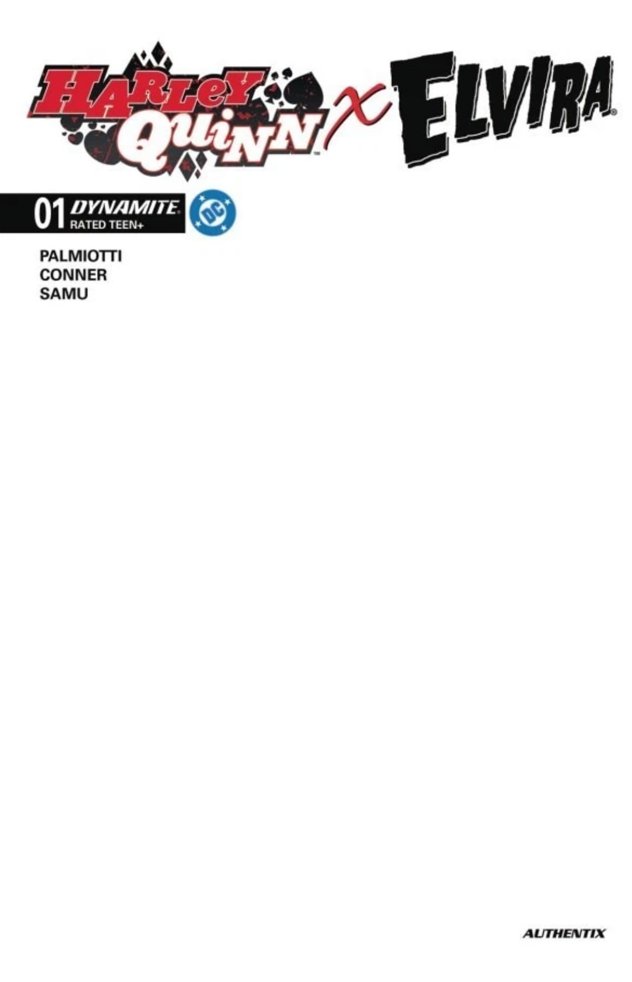 Harley Quinn x Elvira #1 Blank