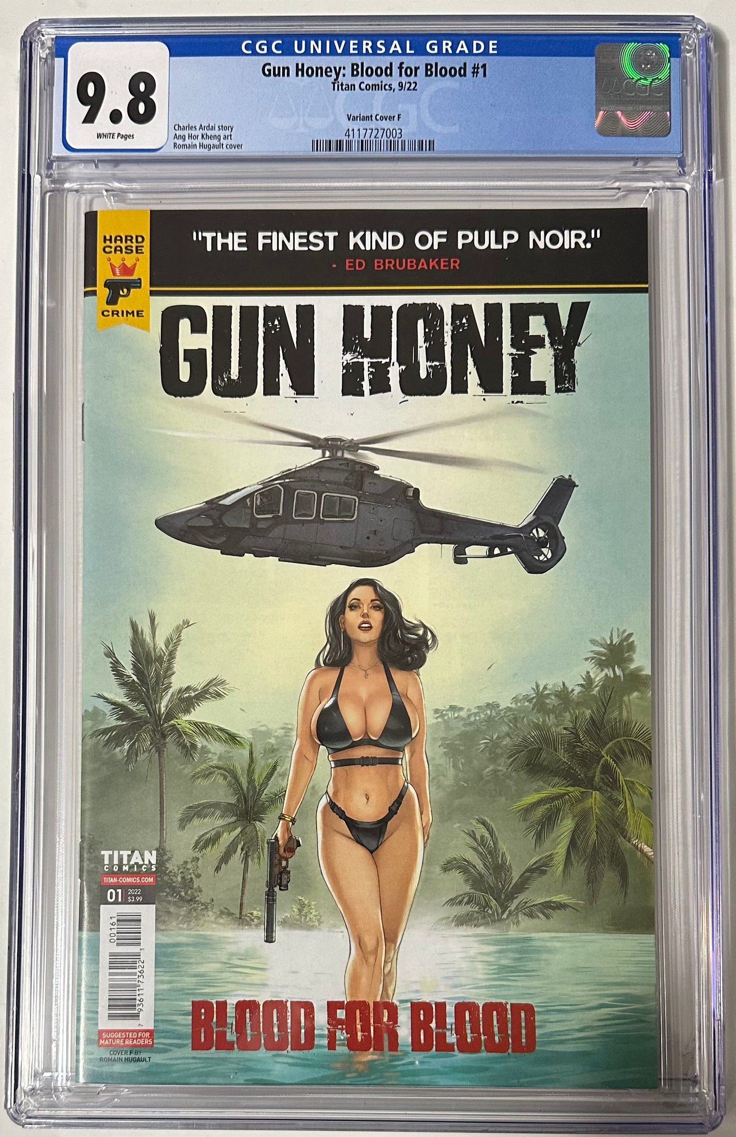 GUN HONEY : BLOOD FOR BLOOD #1F 2022 CGC 9.8