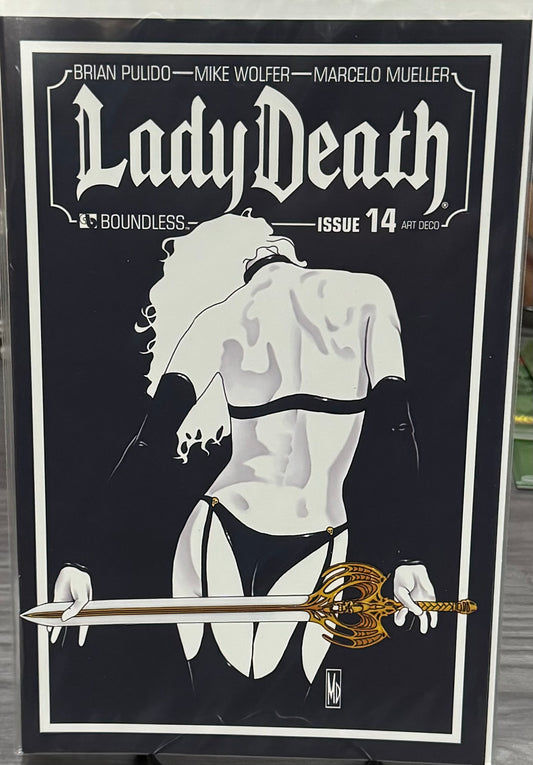 Lady Death issue 14 art deco