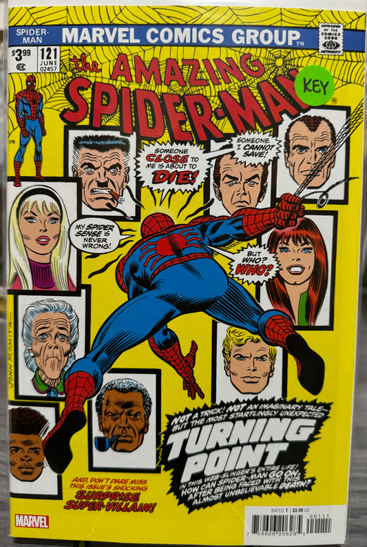 Amazing spider-man 121 facsimile