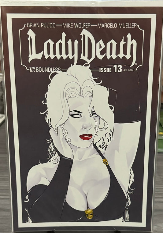 Lady Death issue 13 art deco