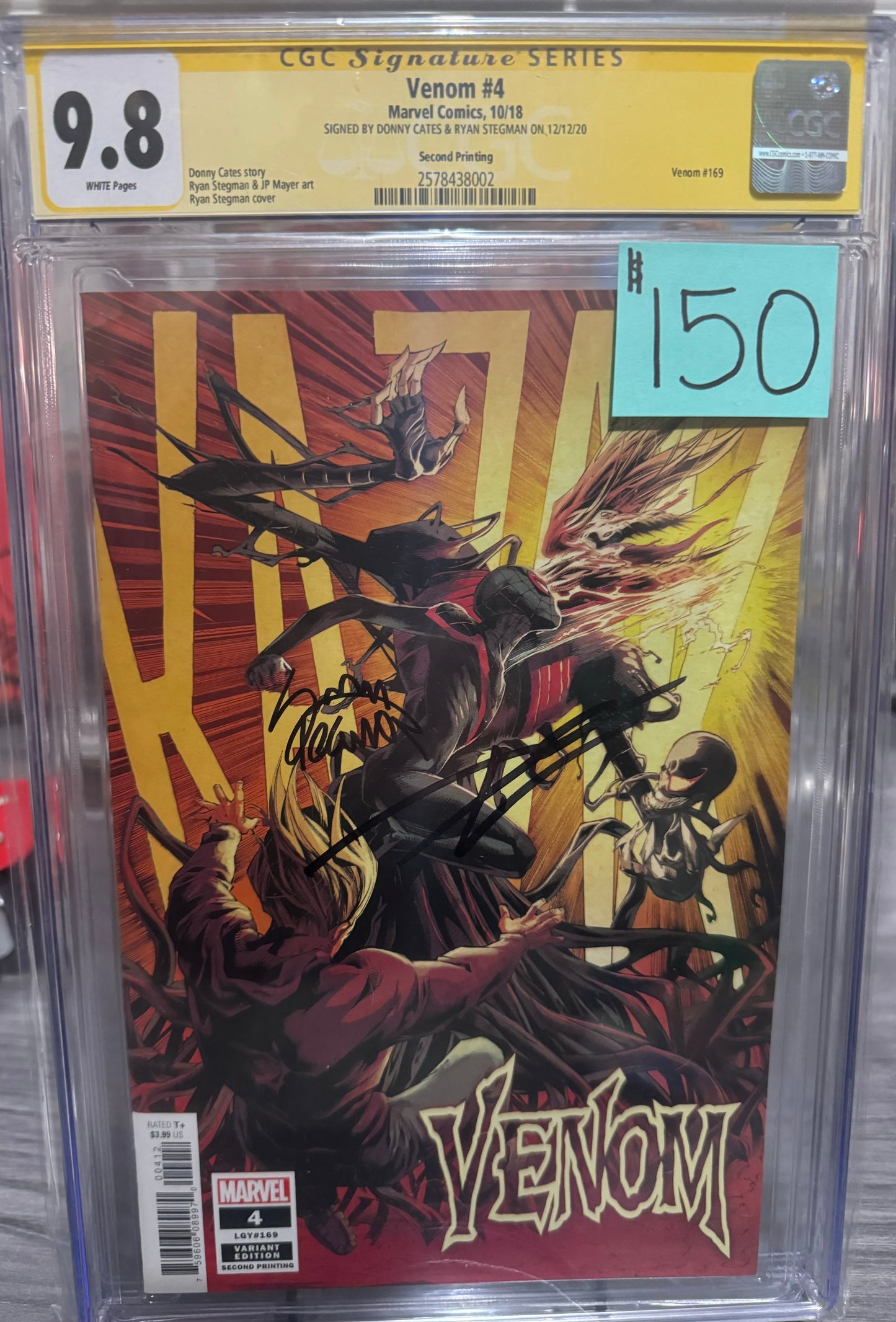 Venom 4 2x signed CGC SS