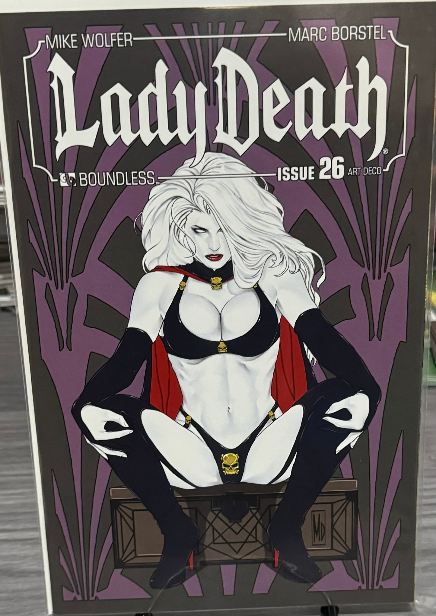 Lady Death issue 26 art deco