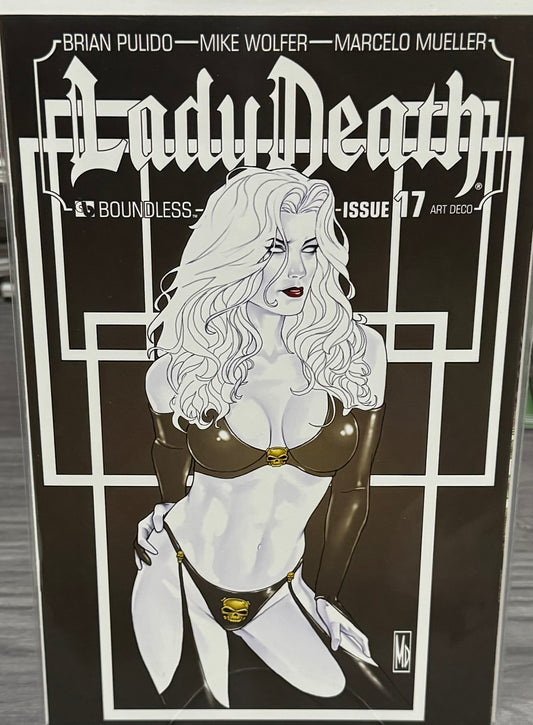 Lady Death issue 17 art deco