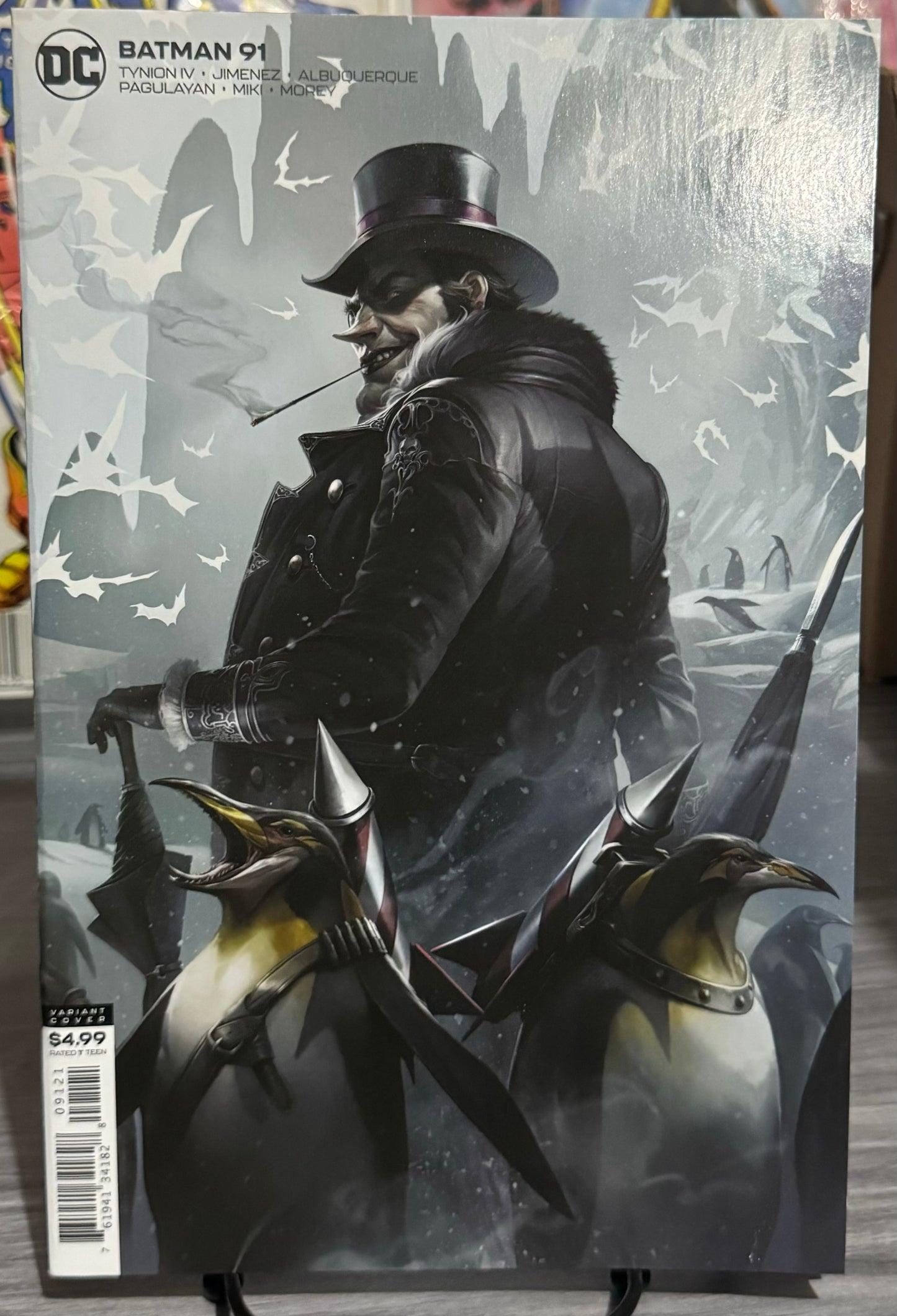 DC Comics BATMAN (2016) #91 MATTINA Variant Cover Best Penguin Cover Ever