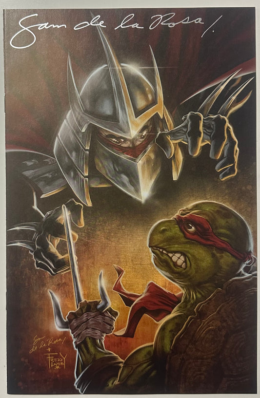 Teenage Mutant Ninja Turtles #1 Signed by Sam de la Rosa Virgin Cover