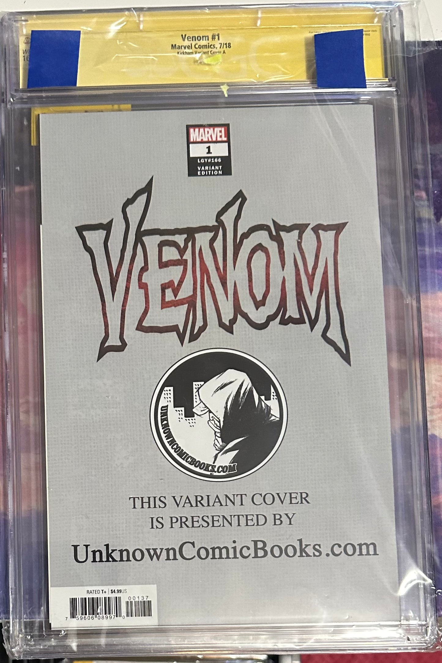 Venom #1 Double Signed CGC 9.8