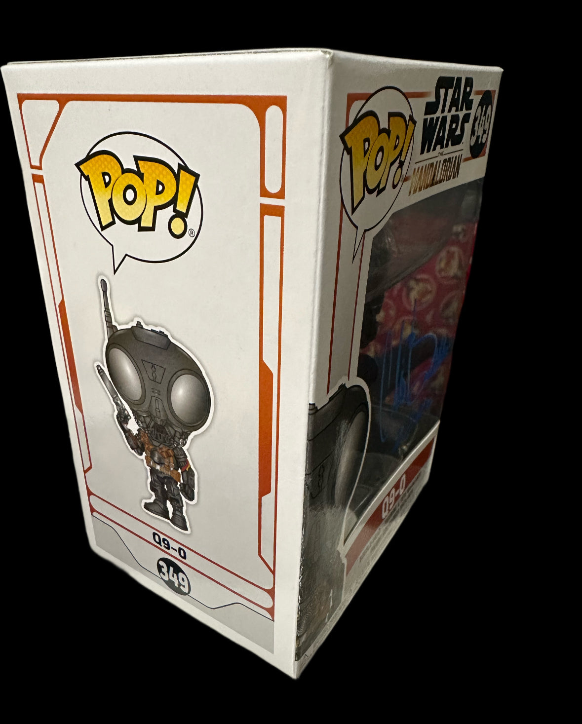 Chris Bartlett Autographed/Signed Star Wars Q9-0 Funko POP #349 Beckett COA